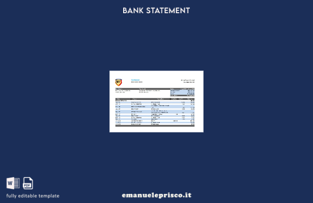 modello di versione Excel dell'estratto conto bancario Romania Banca Transilvani